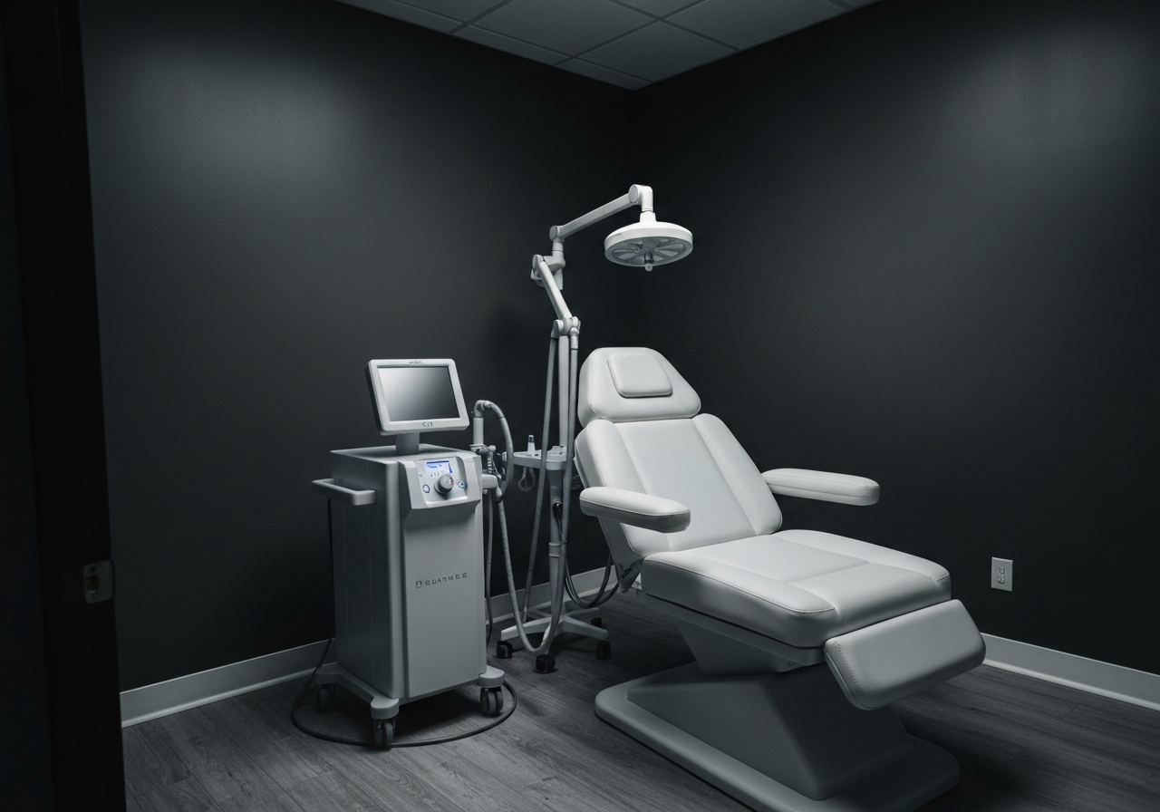 Laser treatment room